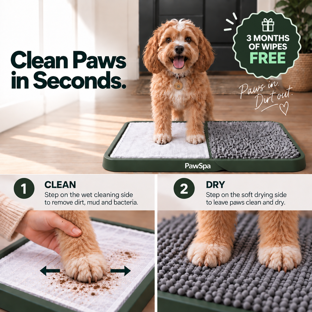 Paw Pad (includes 150 wipes)